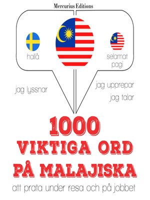 cover image of 1000 viktiga ord på malajiska